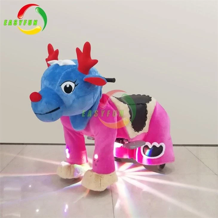 Electric Plush Walking Animal Rides